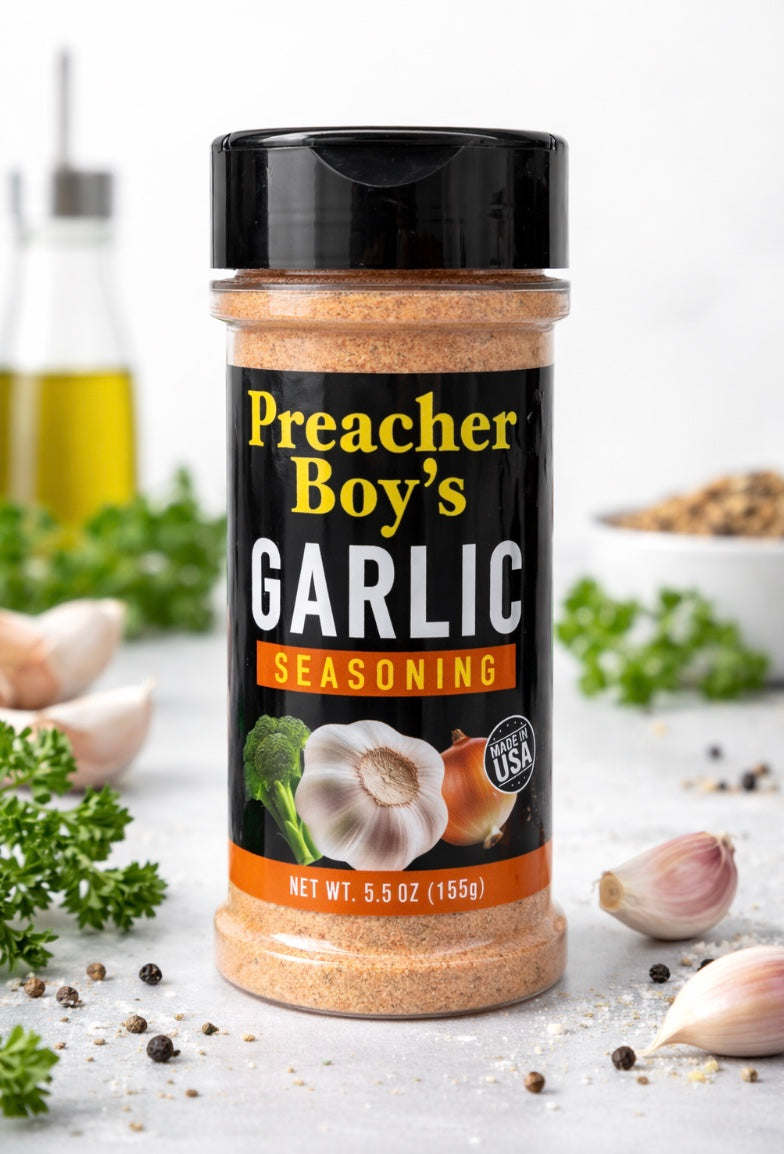 Preacher Boy’s Garlic Seasoning